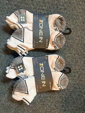 Men's Low Cut Athletic Socks Size 6-12.  (6-Pack) x 2